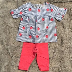 Strawberry Stripes Outfit